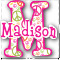 Peace Sign Name & Initial Decal - Up to 18"x18" (Personalized)