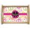 Peace Sign Natural Wooden Tray - Small (Personalized)