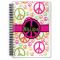 Peace Sign Spiral Notebook (Personalized)