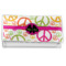 Peace Sign Vinyl Checkbook Cover (Personalized)