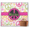 Peace Sign Outdoor Picnic Blanket (Personalized)