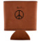 Peace Sign Leatherette Can Sleeve (Personalized)
