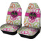 Peace Sign Car Seat Covers (Set of Two) (Personalized)