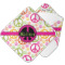 Peace Sign Hooded Baby Towel (Personalized)