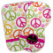 Peace Sign Burp Cloth (Personalized)