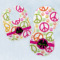 Peace Sign Baby Bib & Burp Set w/ Name or Text