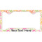 Peace Sign License Plate Frame - Style C (Personalized)