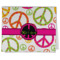 Peace Sign Kitchen Towel - Poly Cotton w/ Name or Text