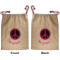 Peace Sign Santa Sack - Front & Back