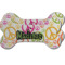 Peace Sign Ceramic Dog Ornament - Front & Back w/ Name or Text