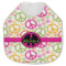 Peace Sign Jersey Knit Baby Bib w/ Name or Text