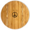 Peace Sign Bamboo Cutting Board (Personalized)
