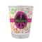 Peace Sign Glass Shot Glass - 1.5 oz - Single (Personalized)