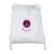 Peace Sign Drawstring Backpack - Sweatshirt Fleece