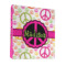Peace Sign 3 Ring Binder - Full Wrap - 1" (Personalized)