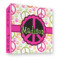 Peace Sign 3 Ring Binder - Full Wrap - 3" (Personalized)