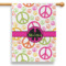 Peace Sign 28" House Flag (Personalized)