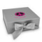 Peace Sign Gift Box with Magnetic Lid - Silver
