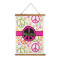 Peace Sign Wall Hanging Tapestry (Personalized)