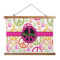 Peace Sign Wall Hanging Tapestry - Wide (Personalized)