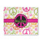 Peace Sign 8' x 10' Indoor Area Rug (Personalized)