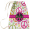 Peace Sign Laundry Bag (Personalized)