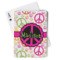 Peace Sign Playing Cards (Personalized)
