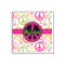 Peace Sign Wood Print - 12x12 (Personalized)