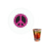 Peace Sign Printed Drink Topper - 1.5"