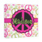 Peace Sign Canvas Print - 12x12 (Personalized)