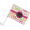 Peace Sign Car Flag - Small w/ Name or Text