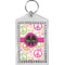 Peace Sign Bling Keychain (Personalized)