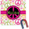 Peace Sign Square Fridge Magnet (Personalized)