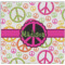 Peace Sign Ceramic Tile Hot Pad (Personalized)