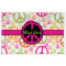 Peace Sign Laminated Placemat w/ Name or Text
