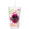 Peace Sign Double Wall Tumbler with Straw (Personalized)
