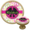 Peace Sign Cabinet Knob - Gold (Personalized)