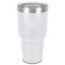 Peace Sign 30 oz Stainless Steel Tumbler - White - Single-Sided (Personalized)