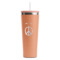 Peace Sign RTIC Everyday Tumbler with Straw - 28oz - Peach - Single-Sided (Personalized)