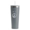 Peace Sign RTIC Everyday Tumbler with Straw - 28oz - Grey - Single-Sided (Personalized)