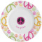 Peace Sign Ceramic Dinner Plates (Set of 4)