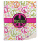 Peace Sign Sherpa Throw Blanket (Personalized)