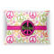 Peace Sign Rectangular Throw Pillow Case (Personalized)