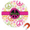 Peace Sign Car Magnet (Personalized)