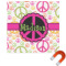 Peace Sign Square Car Magnet - 10" (Personalized)