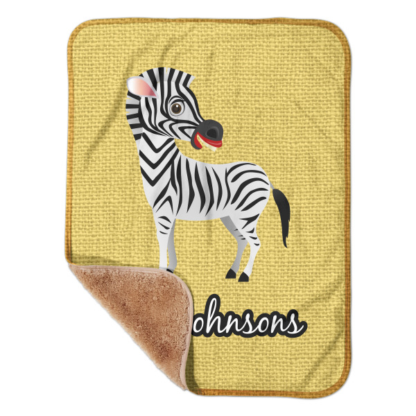 Custom Design Your Own Sherpa Baby Blanket - 30" x 40"