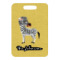 Custom Design - Metal Luggage Tag - Front Without Strap
