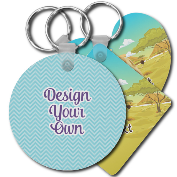 Custom Design Your Own Plastic Keychain