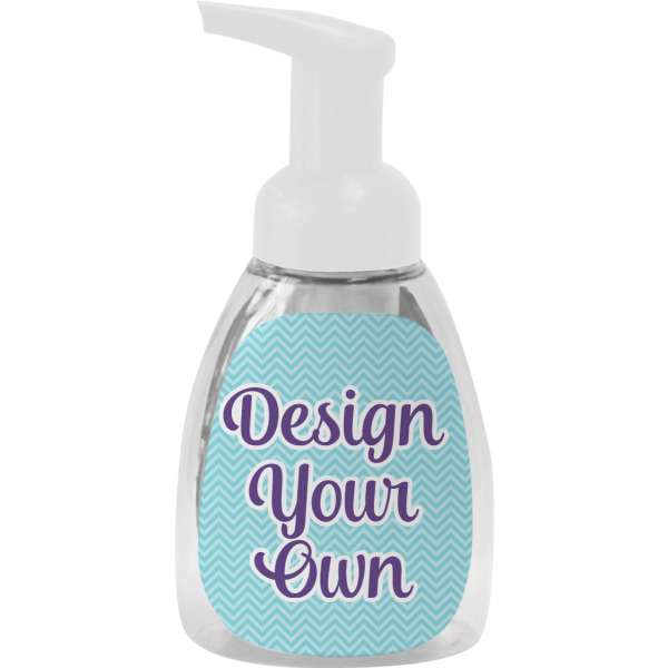 Custom Design Your Own Foam Soap Bottle - White