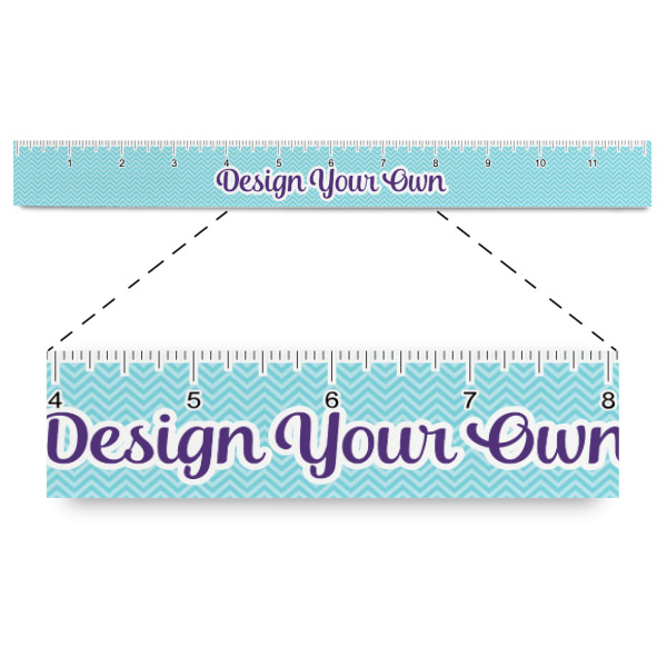 Custom Design Your Own Plastic Ruler - 12"